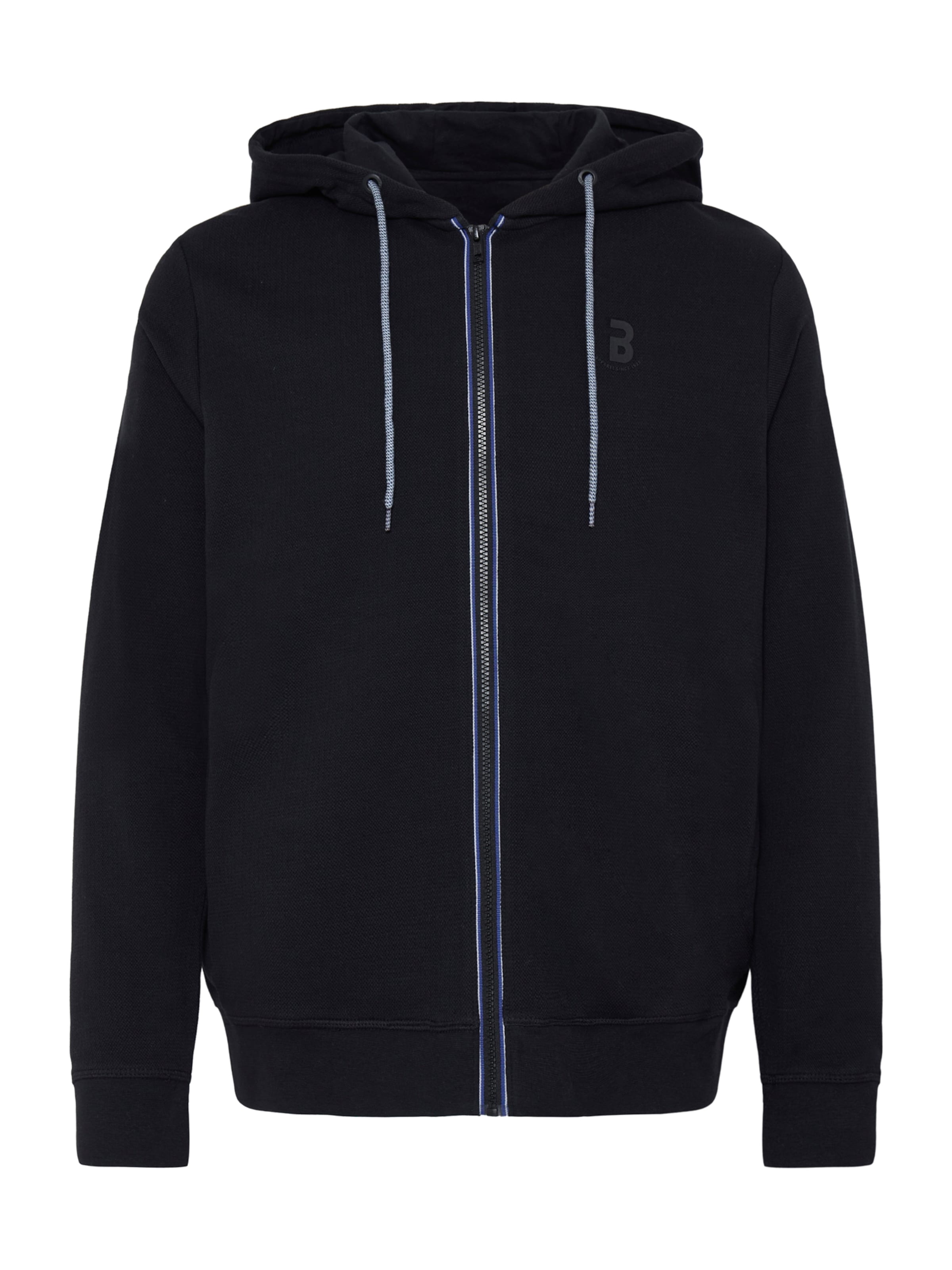 BLEND - Sudadera con cremallera 'BHJUMA' en negro: frente