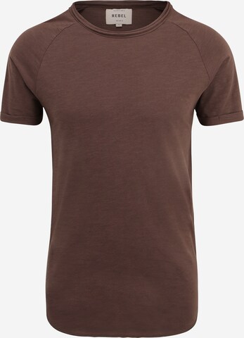 Redefined Rebel Shirt 'Kas' in Bruin: voorkant