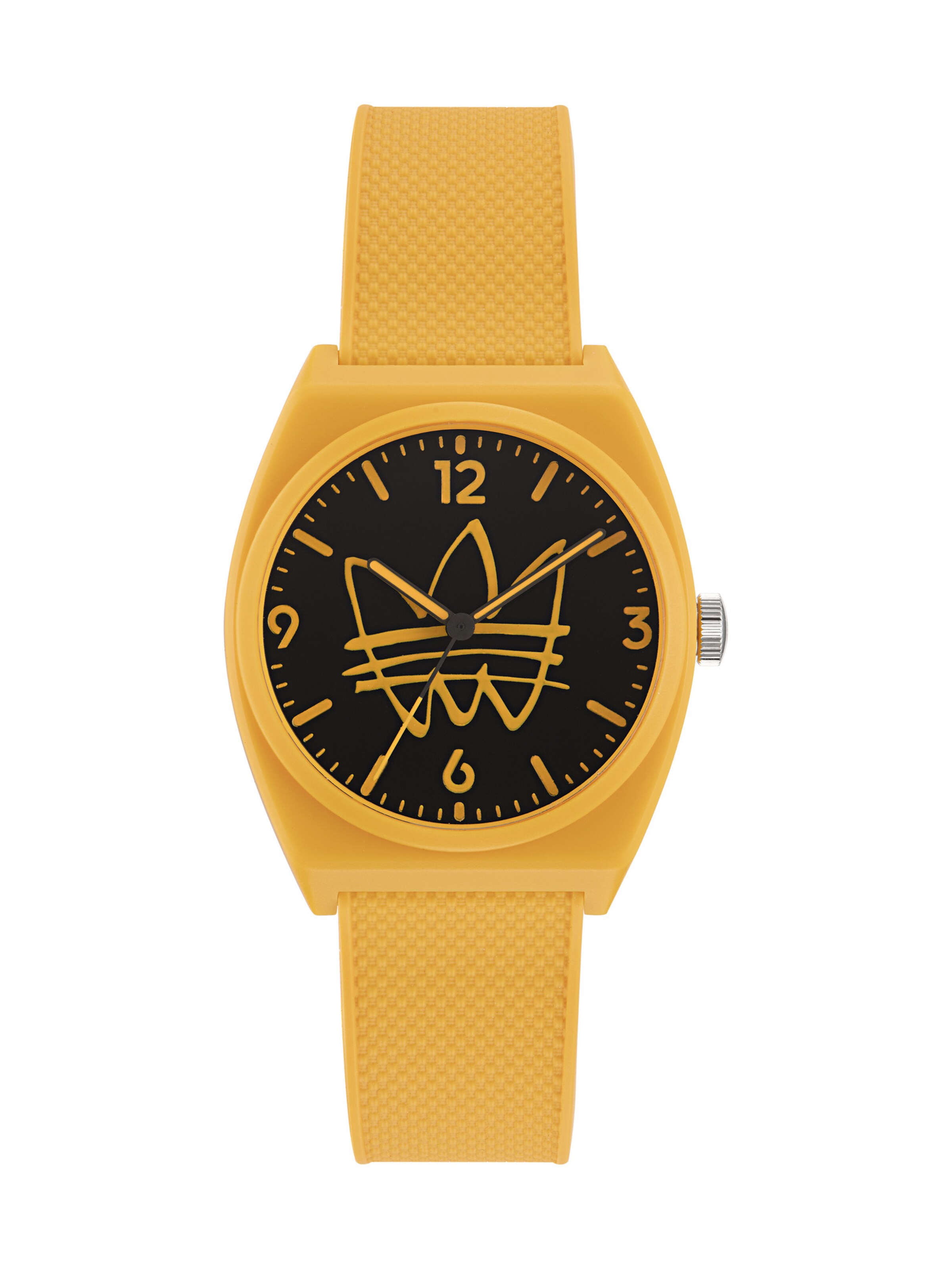 ADIDAS ORIGINALS Analog Watch Ao Street Project Two in Yellow Dark Yellow ABOUT YOU