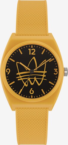 ADIDAS ORIGINALS Analog Watch 'Ao Street Project Two' in Yellow: front