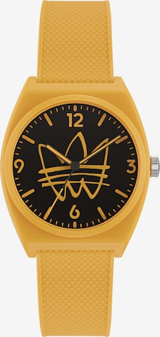 ADIDAS ORIGINALS Analog Watch 'Ao Street Project Two' in Yellow: front