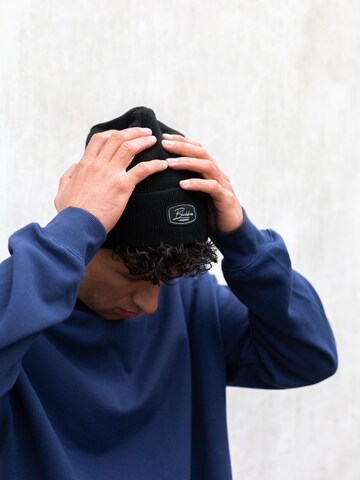 Blackskies Beanie 'Race' in Black