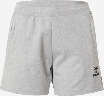 Regular Pantalon de sport 'Move' Hummel en gris : devant