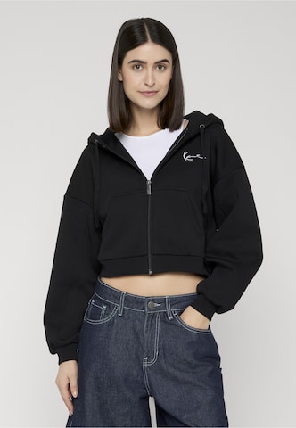 Karl Kani Sweat jacket in Black: front