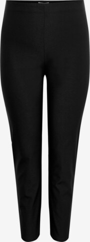 ONLY Carmakoma Skinny Trousers in Black: front