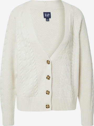 GAP Knit cardigan in Beige: front