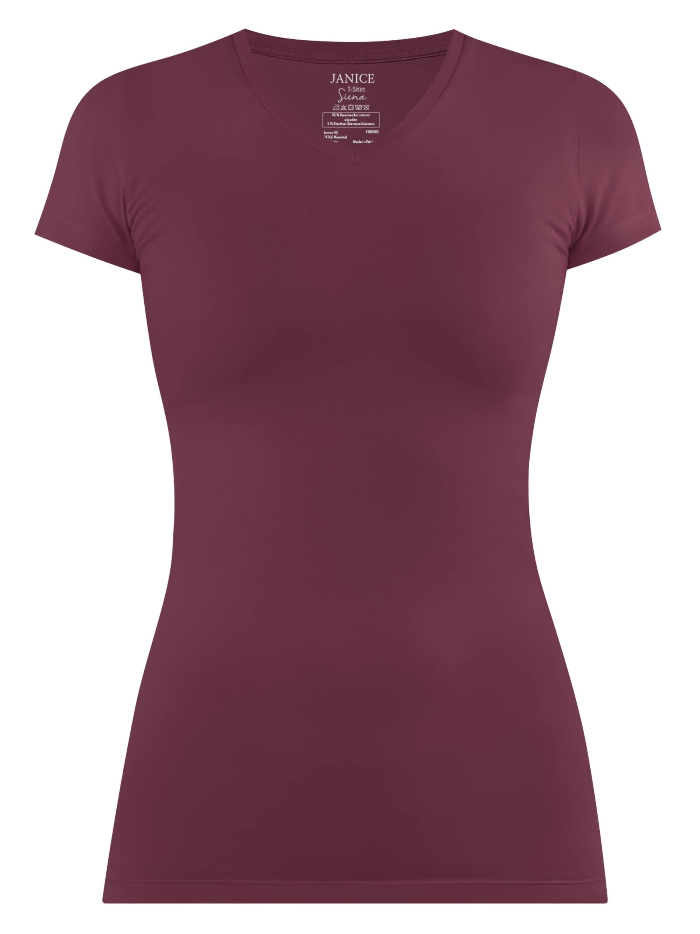 T-shirt ' Siena ' normani en rouge : devant