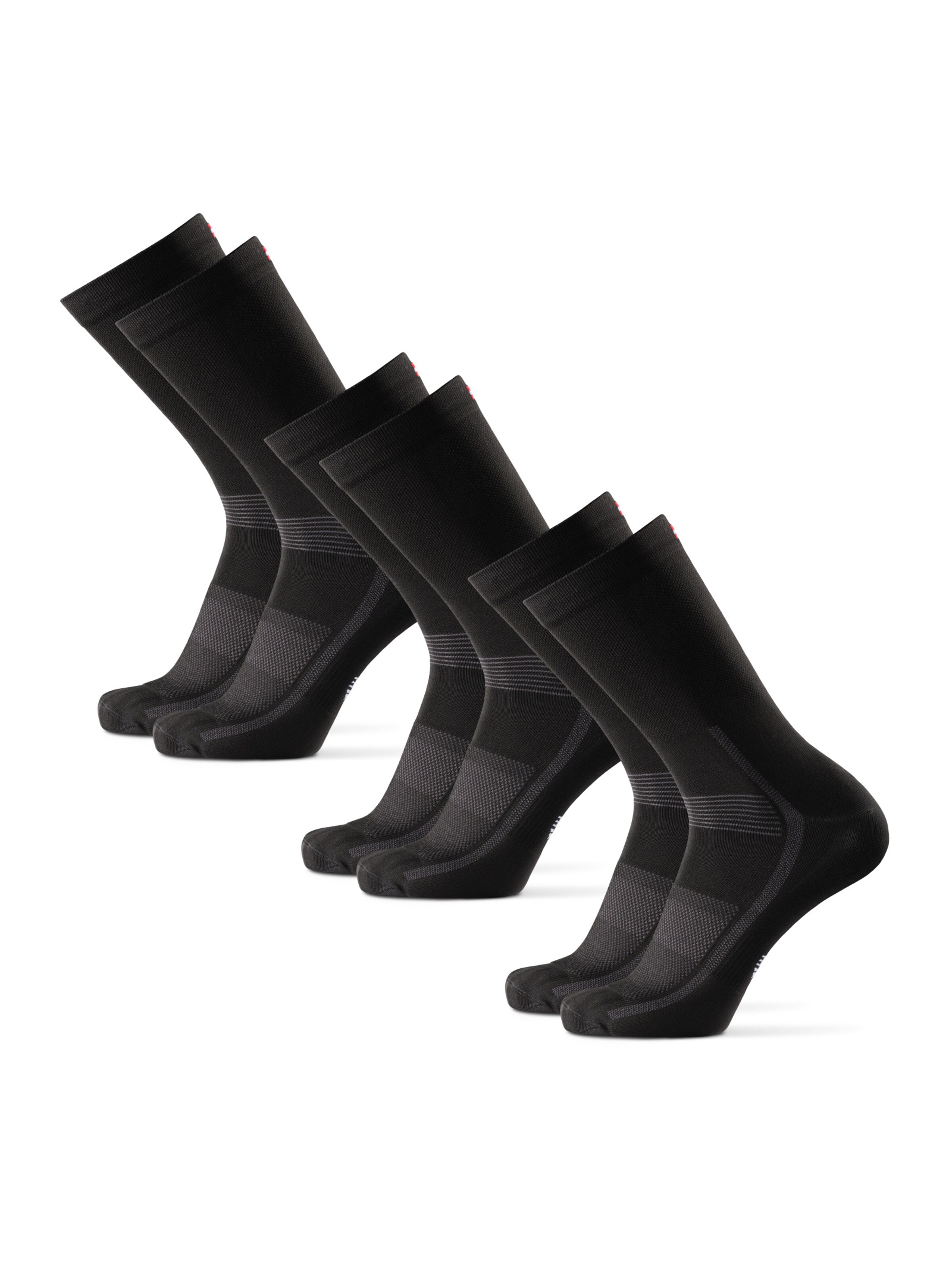 DANISH ENDURANCE Sports socks 'Aero Cycling Crew' in Black