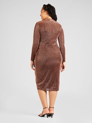 Noisy May Curve Dress 'ANNA' in Bronze