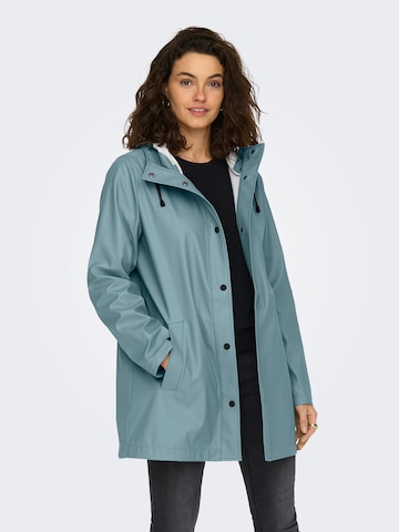 ONLY Between-Seasons Coat 'ONLNEWELLEN' in Blue: front