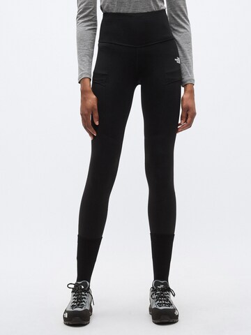 THE NORTH FACE Skinny Športové nohavice 'FELIK ALPINE' - Čierna: predná strana