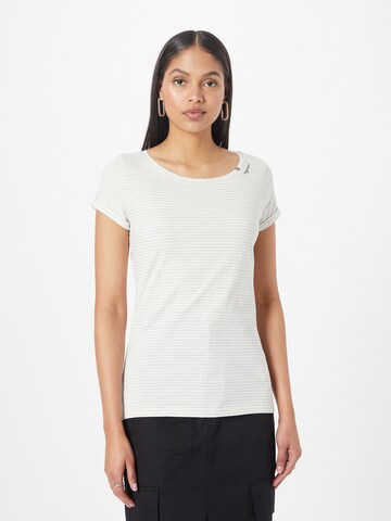 Ragwear Shirt 'FLORAH' in Wit: voorkant