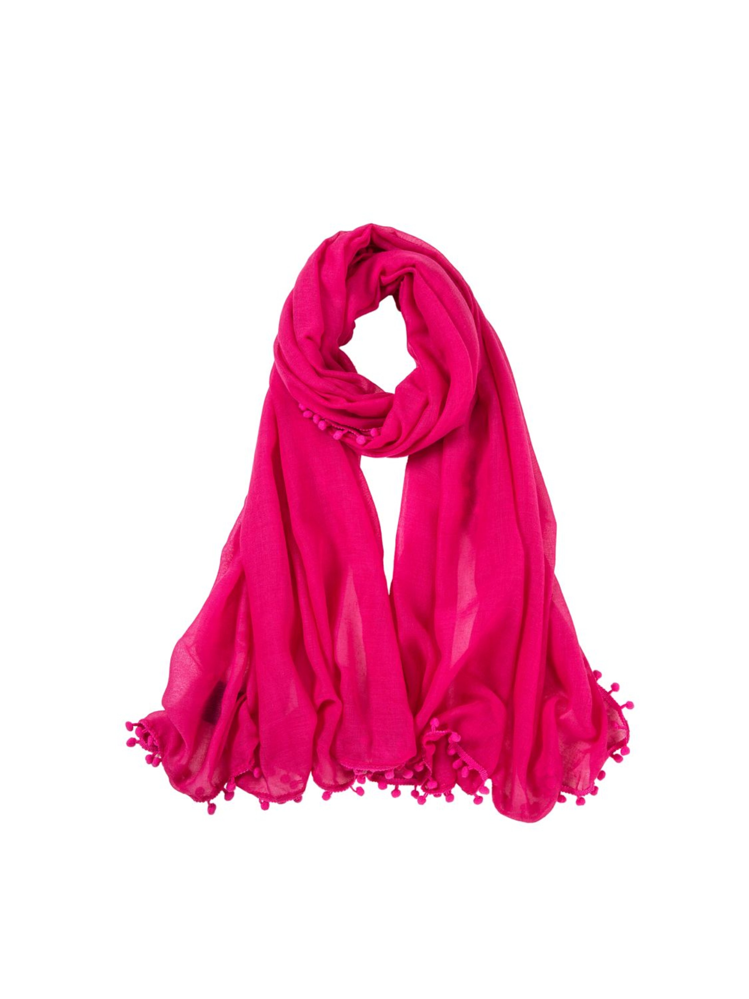 alberto cabale Sjaal 'Chèche coton rose Elvia' in Roze: voorkant