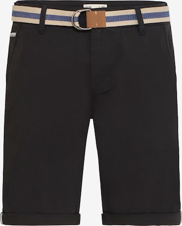 !Solid Chinohose 'Monty' in Schwarz: Vorderseite