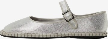 MANGO TEEN Ballet Flats 'Geryp' in Silver: front