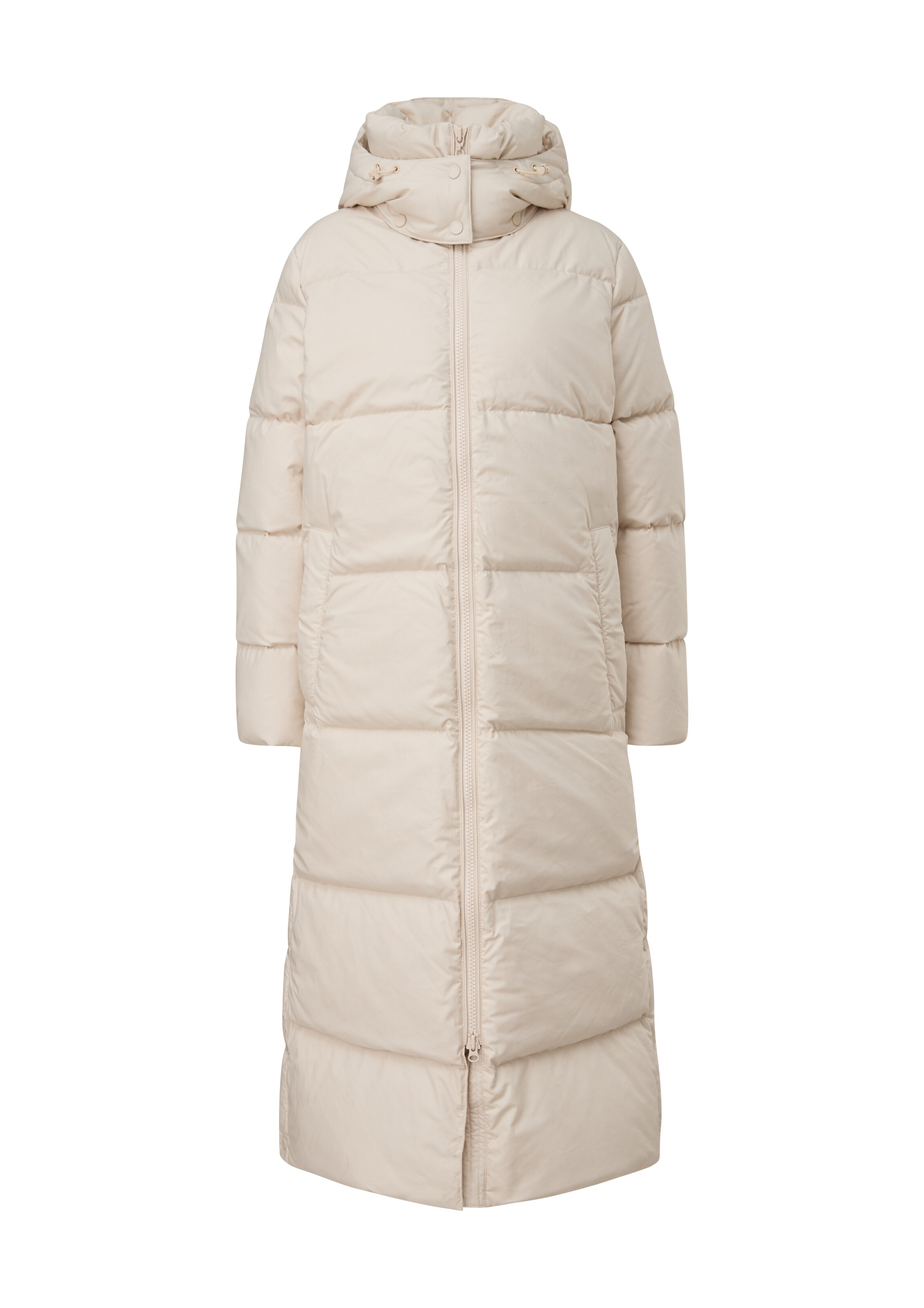 comma casual identity Winter coat in Beige: front