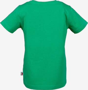 SALT AND PEPPER Shirt 'Feuerwehr' in Green