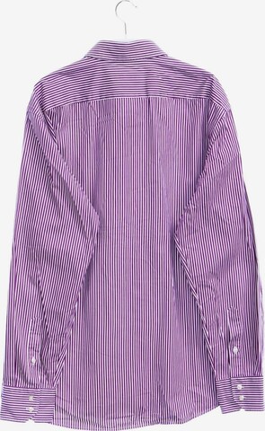 BOSS Black Button Up Shirt in XXL in Purple