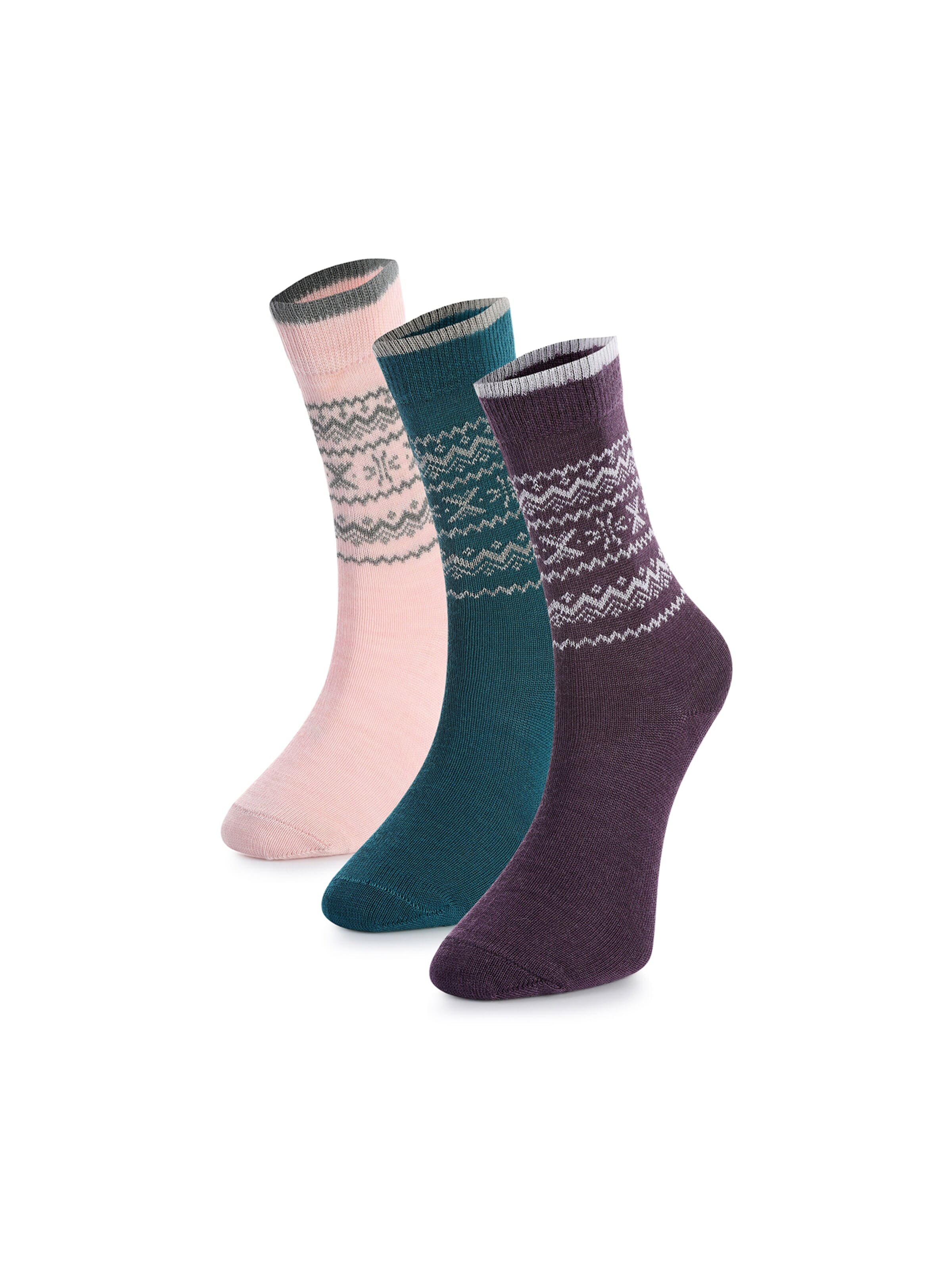 Crea Socks Sukat 'Outdoor Winter' värissä monivärinen: etupuoli