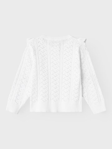 NAME IT Knit Cardigan in White