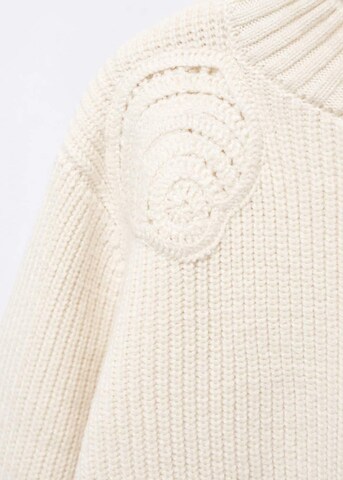 MANGO Pullover 'caracola' i beige