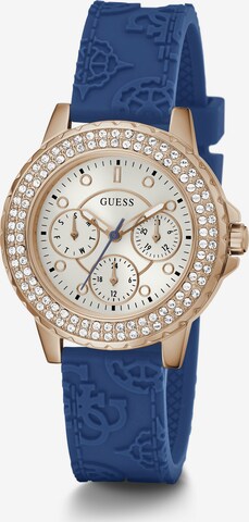 GUESS Analoog horloge ' CROWN JEWEL ' in Gemengde kleuren: voorkant