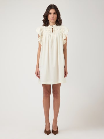 YAS Jurk 'YASLURA' in Beige: voorkant