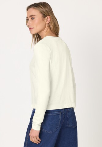 STREET ONE Strickjacke 'Nette' in Weiß