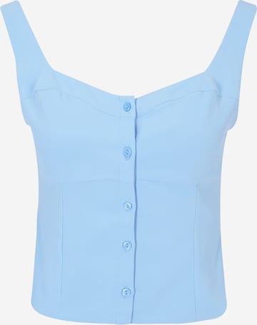 Abercrombie & Fitch Top in Blauw: voorkant