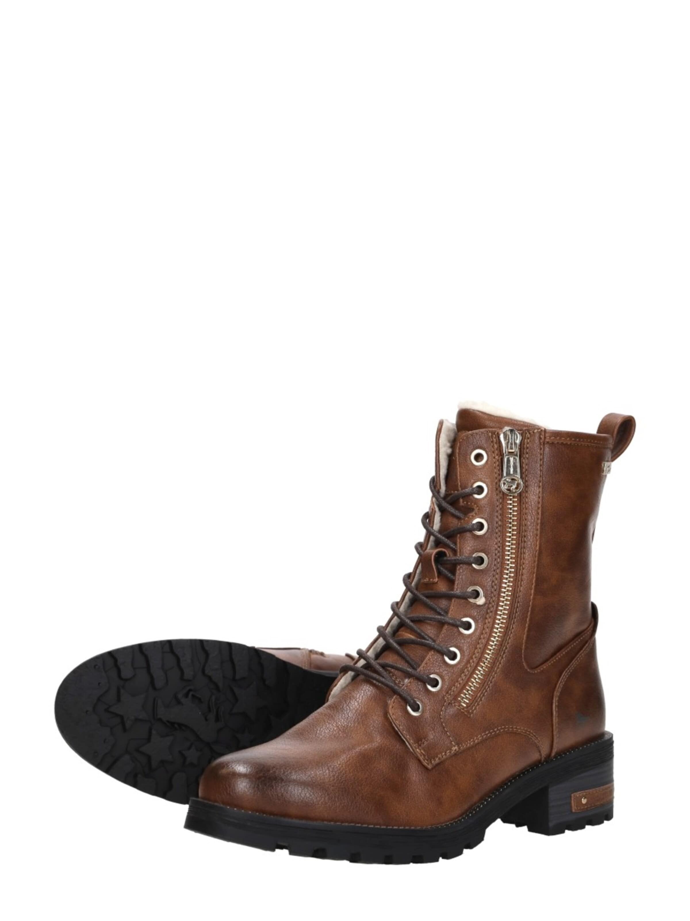 Chaussure à lacets 'Veterschoenen Hoog' MUSTANG en marron