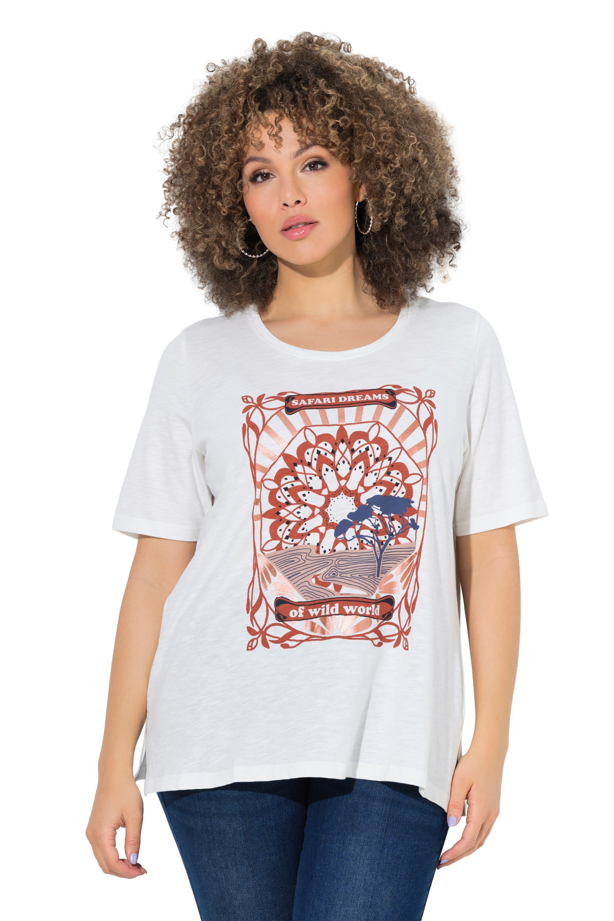 Ulla Popken Shirt in White: front