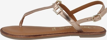 TAMARIS T-Bar Sandals in Pink