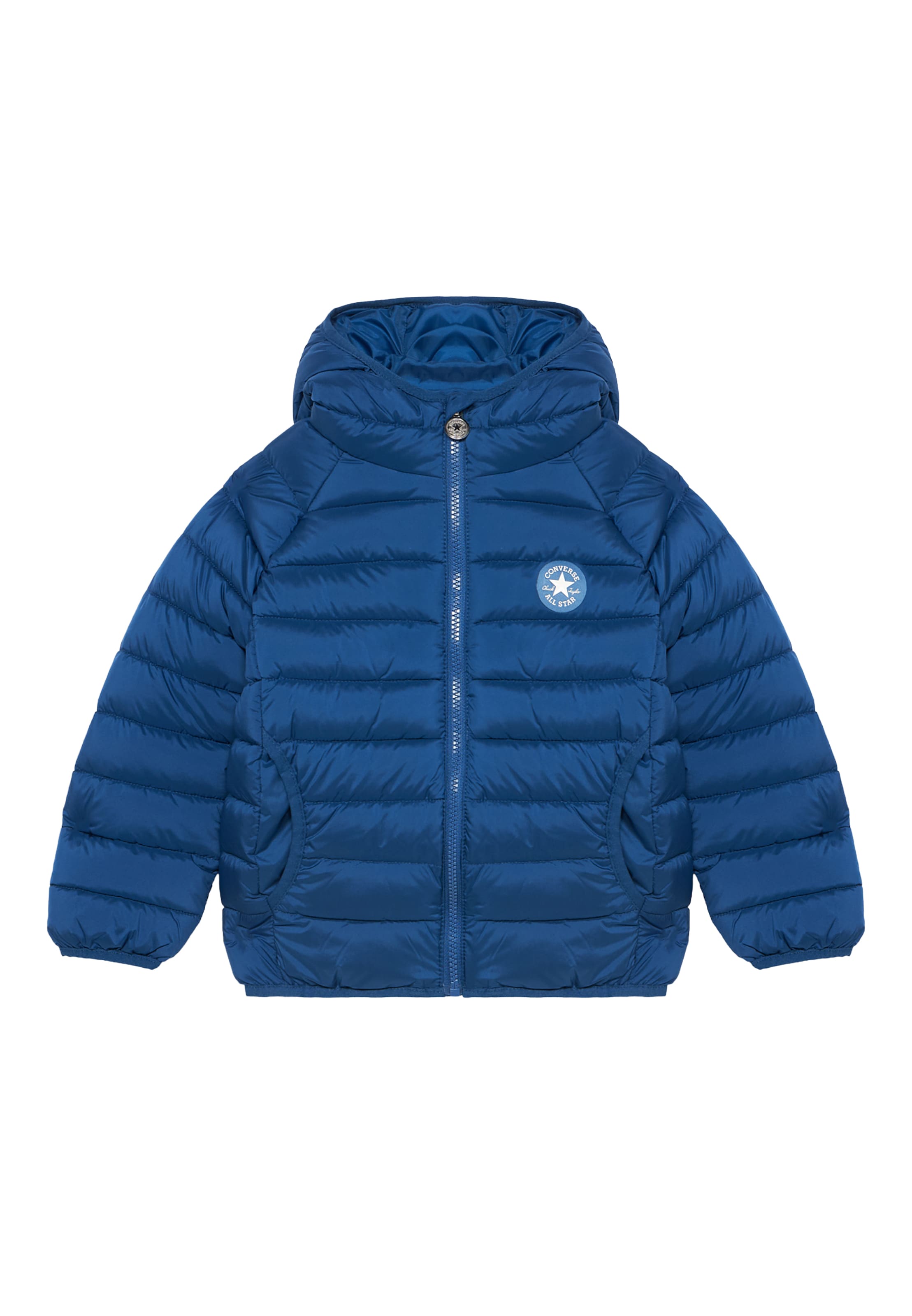 CONVERSE - Chaqueta de entretiempo 'ESS' en azul: frente