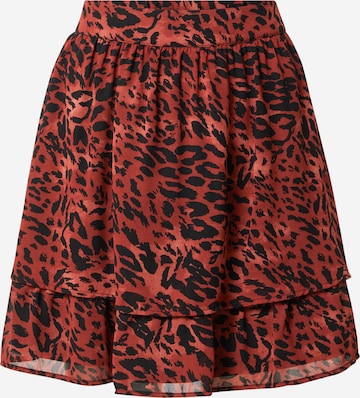 VILA Skirt 'LEOA' in Red: front