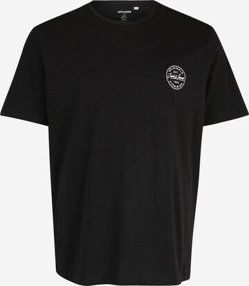 Jack & Jones Plus Shirt 'SHARK' in Black: front