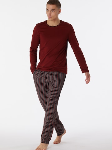 Pyjama long ' Selected Premium ' SCHIESSER en marron