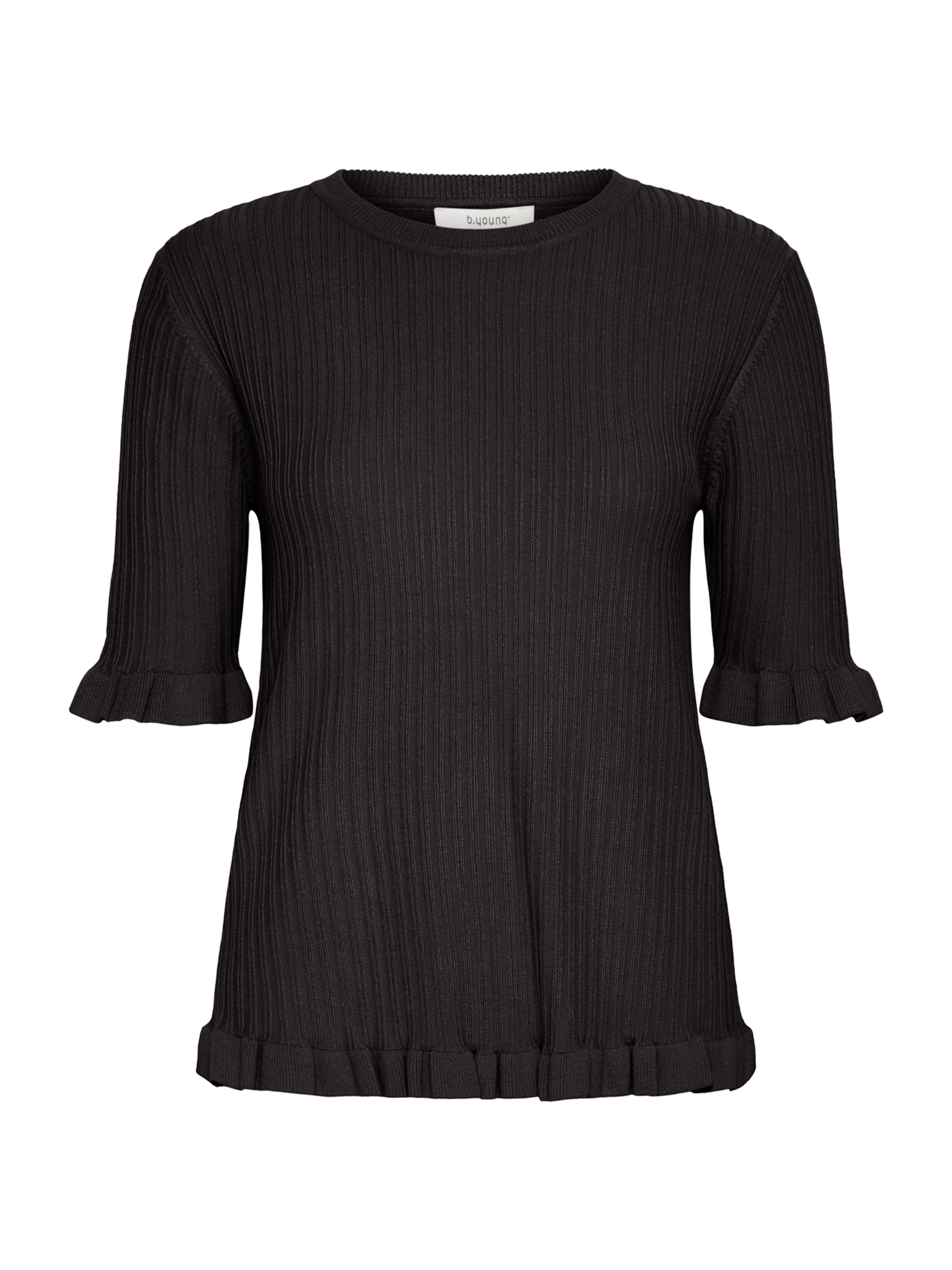 b.young Trui 'BYMMORLA' in Zwart: voorkant