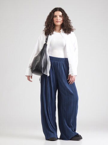 ONLY Carmakoma Wide leg Pants in Blue