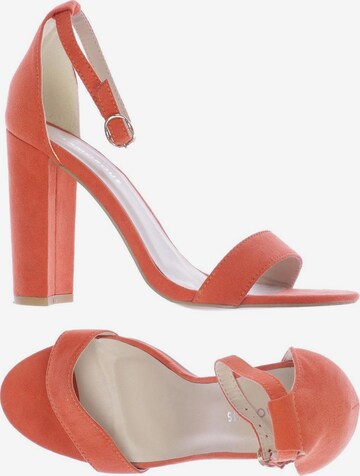 GLAMOROUS Sandals & High-Heeled Sandals in 37 in Orange: front