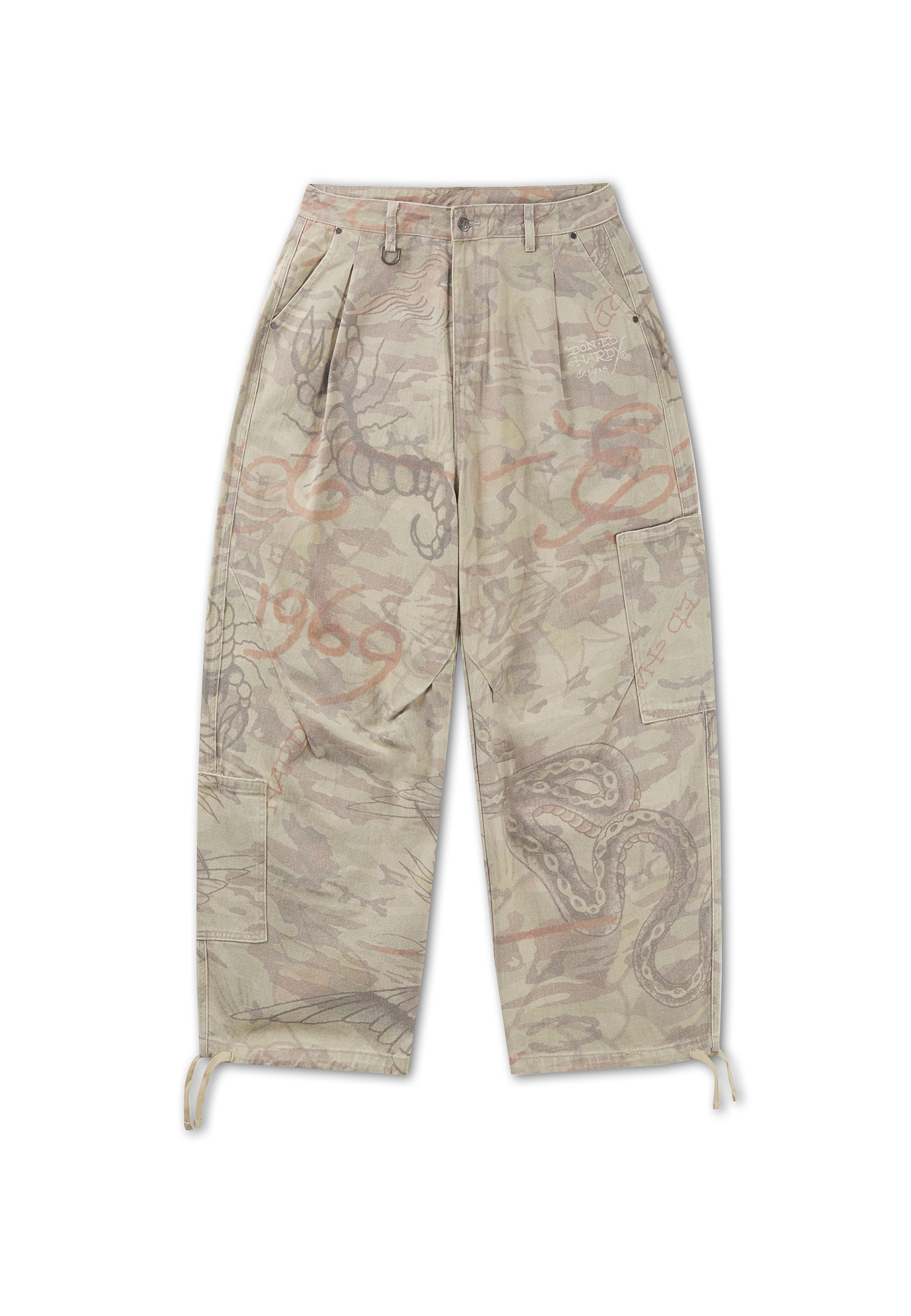 Ed Hardy Hlače veličine 31-32 u bež melange, Pregled proizvoda