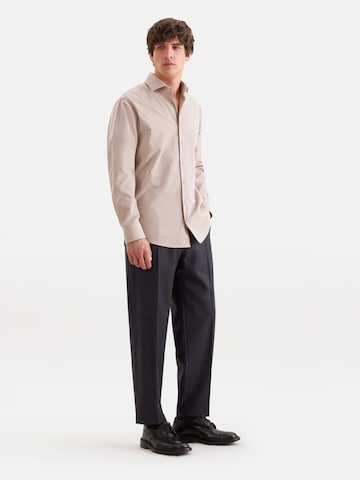 SEIDENSTICKER Regular fit Button Up Shirt in Beige