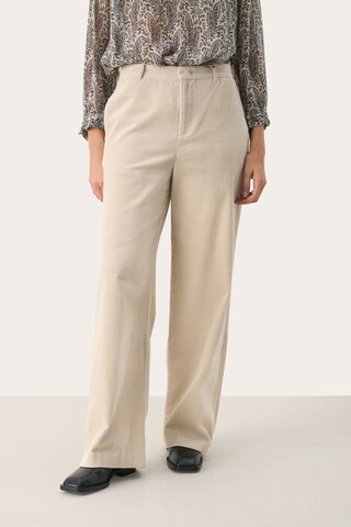 Wide Leg Pantalon 'Clarisse' Part Two en beige : devant