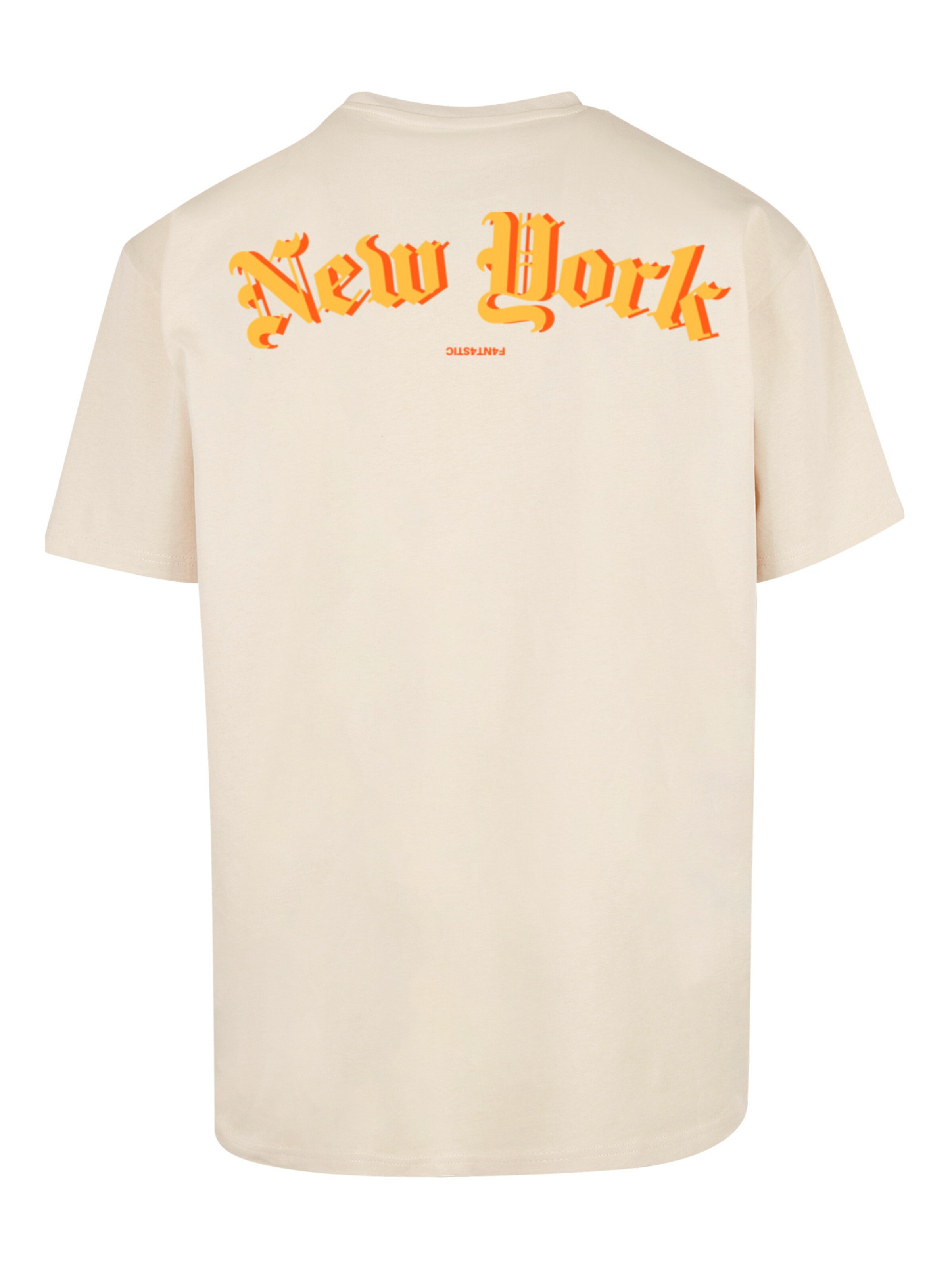 F4NT4STIC Shirt 'New York' in Beige