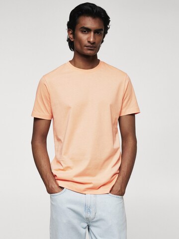 MANGO MAN T-shirt 'CHERLO-H' i orange: framsida