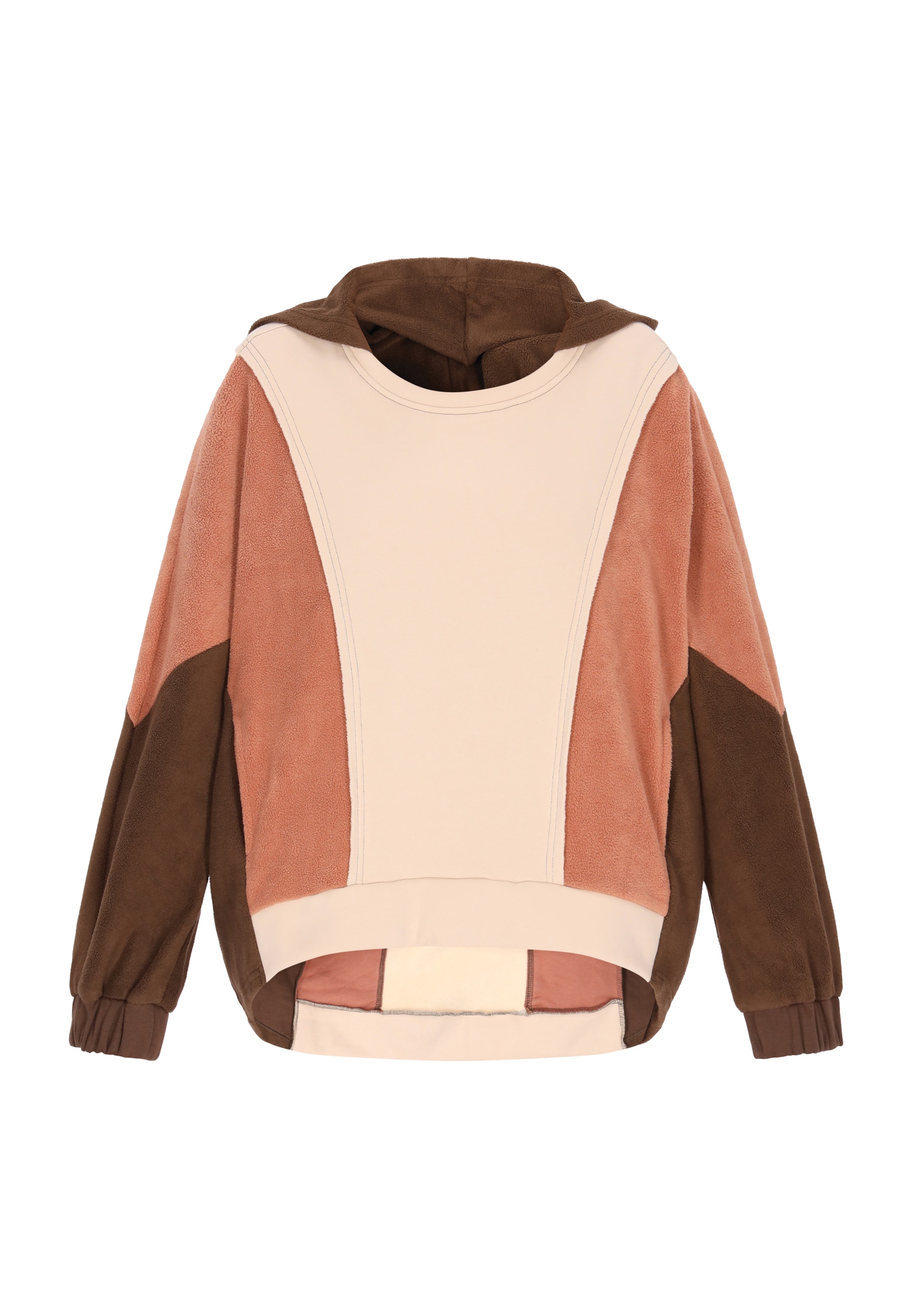 swirly Mikina - béžová / hnědá / tmavě hnědá, Produkt