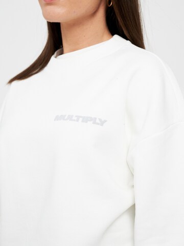 Multiply Apparel Sweatshirt 'Multiply' in Weiß