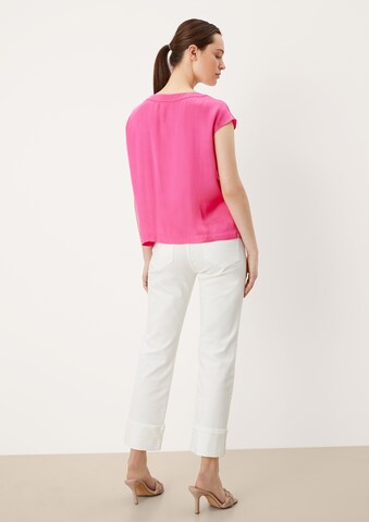 s.Oliver BLACK LABEL Blouse in Roze