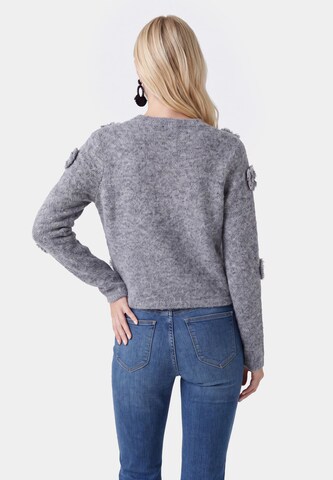 IZIA Knit Cardigan in Grey