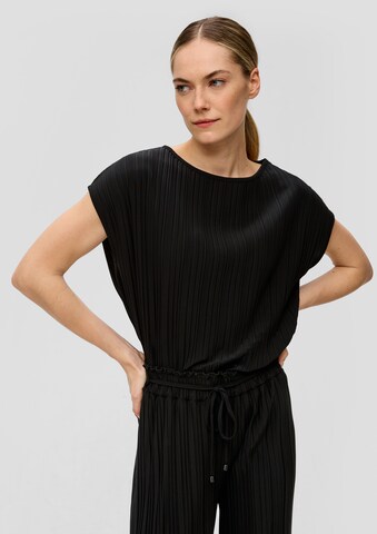 Chemisier s.Oliver BLACK LABEL en noir : devant
