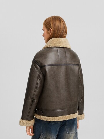 Bershka Between-season jacket in Brown